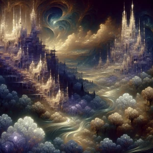 In a realm where the boundaries between the earthly and the ethe...