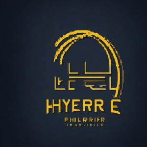 A sleek, abstract arc shape with the word “Hyperspace” written underneath in a clean sans-serif font.