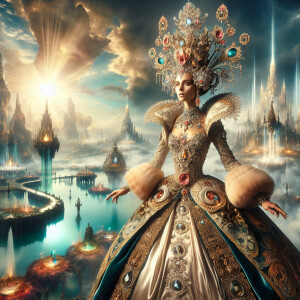 Queen of xanadu -- sref 2974021716 --v 6.1 -- q 2 --s 1000