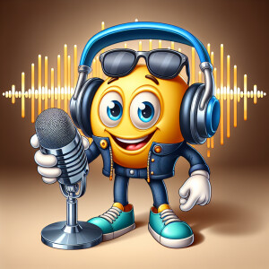 Create a fun character for a company named Your Podcast Company...