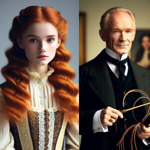 Beautiful ginger haired, faired skinned female, petite, shy, tim...