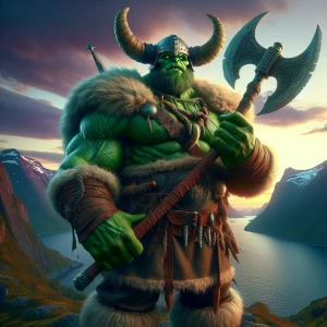 Hulk if he was a Viking