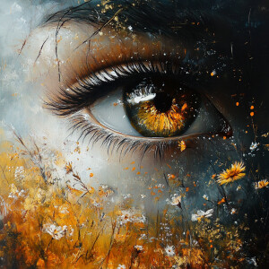 When I close my eyes I see you.  When I open my eyes I miss you