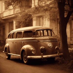 Volkswagen Carmen gia with vents near the rear wheels.