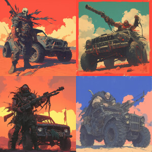 Stoner doom band album for a band called interceptor. Mad max 1...