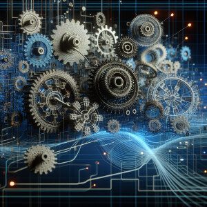 Connected  Linking visuals. Connection. Disconnection. Computer...