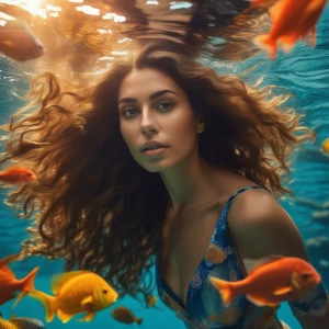 A highly realistic, lifelike image of Dahlia Valentina, a fit, t...