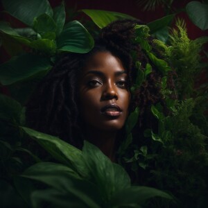 create a  ultra high resolution 3d  beautiful African American w...