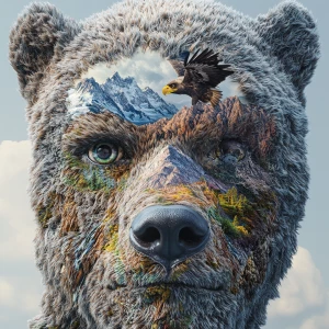 Create a hyper-detailed, photorealistic 8K UHD image of a face w...