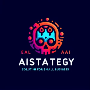 Design a logo for "AIStrategyGuy" that conveys easy-to-understan...