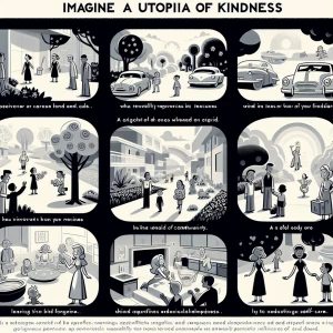 How would daily acts of kindness toward others and self-care imp...