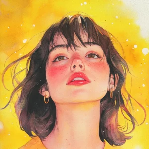 Create a watercolor-style background featuring smooth gradients...