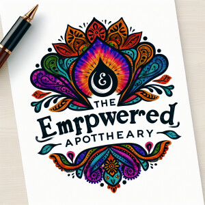 A colorful logo boho paisley tie die rainbow themed logo
I need...