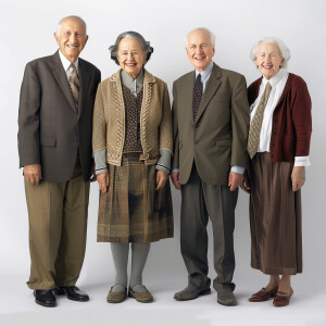 Group Photo of 5 old Jehovah's Witnesses

All Smiling

They're a...
