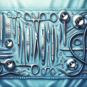 Banner showing surgical instruments for my website