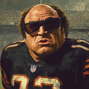 Danny DeVito as NFL player,, GTA art style