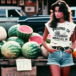 color film photograph from the early seventies of a stunning 25-...