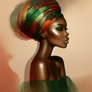 Create a mesmerizing piece of abstract art in shades of mild bro...