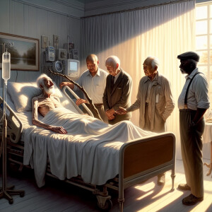 The sterile scent of antiseptic hung heavily in the small hospit...