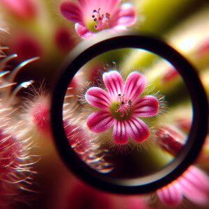 Pink flower macro, mobile photography