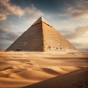 Full veiw of Egyptian great 
pyramid