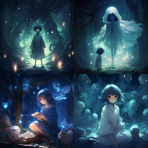 Create characters like the anime Ghost Stories