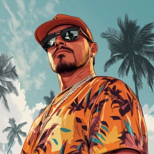 generate ponke meme in GTA style