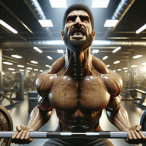 Create a 3D Ultrahigh hyper realistic picture of a guy doing sho...