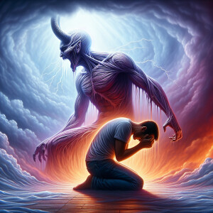 The devil saw me with my head down an thought he won until i sai...