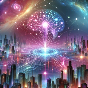 Construct a high-resolution, anime-style artwork featuring a glo...