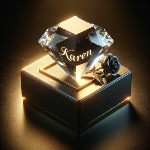 Photograph of a clear crystal colored gemstone and inside it is...