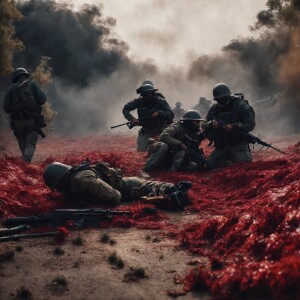 warfare with dead bodies mass killings