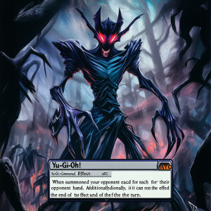 The ATC Terror is a unique monster card in the "Yu-Gi-Oh!" serie...