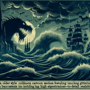 Monster in the sea