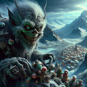 "In the grim, frostbitten peaks of Mount Crumpit, the wicked Gri...