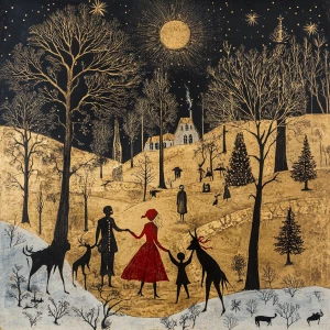 A family celebrates Christmas, unwittingly vanishing one by one...