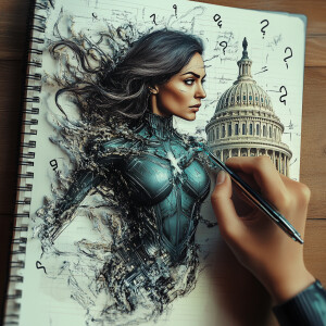 Prompt: A highly detailed, hyper-realistic piece of digital art...