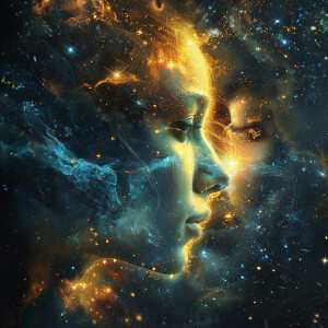 Ultra-realistic, high-definition rendering, double exposure, cin...