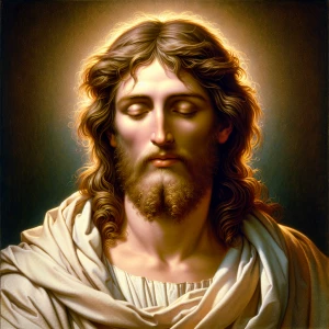 Please create an image of Jesus Christ as traditionally depicted...