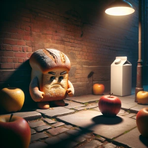 Picture a world where anthropomorphic food items go about their...