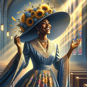create a realistic airbrushed illustration of an African America...