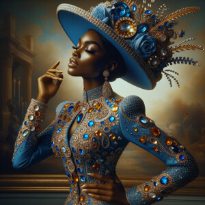 Create an illustration that embodies spirituality and a deep con...