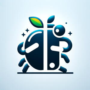 Create a logo Friendship between Apple iPhone and Android