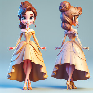 Head to toe Disney character female