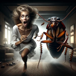 Award-winning photography, An gorgeous blonde young screaming wo...