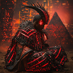 Aries (March 21 - April 19):
A fierce, neo-tribal warrior in a b...