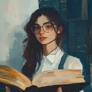 A girl in academic art style