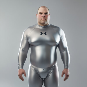 Create a hyper-realistic male body  scan image of Ben Rhodes, a...