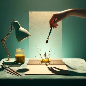 Create a vertical 9:16 stop-motion animation style scene on a so...
