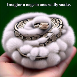 sweet fluffy snake